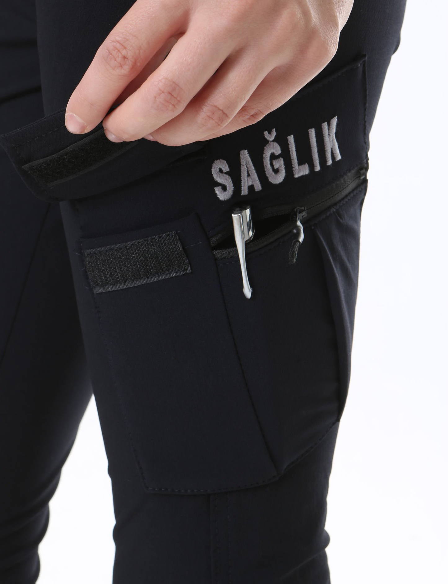 112436 Acil Sağlık Outdoor Çok Cepli Likralı Tactical Pantolon 4 Mevsim (Slim Fit)