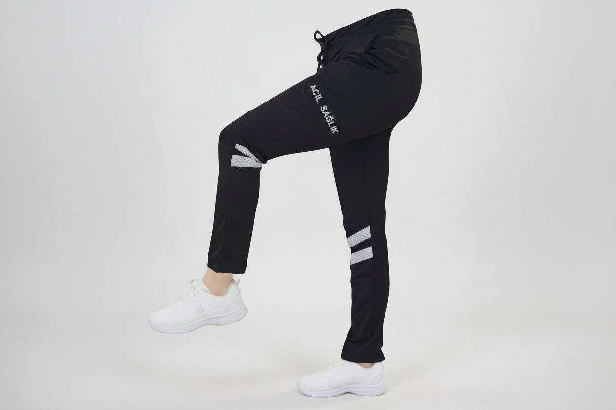 112439 Yazlık SportsWear Acil Sağlık 112 Eşortman Tarzı Pantolon (Ultra Esnek)