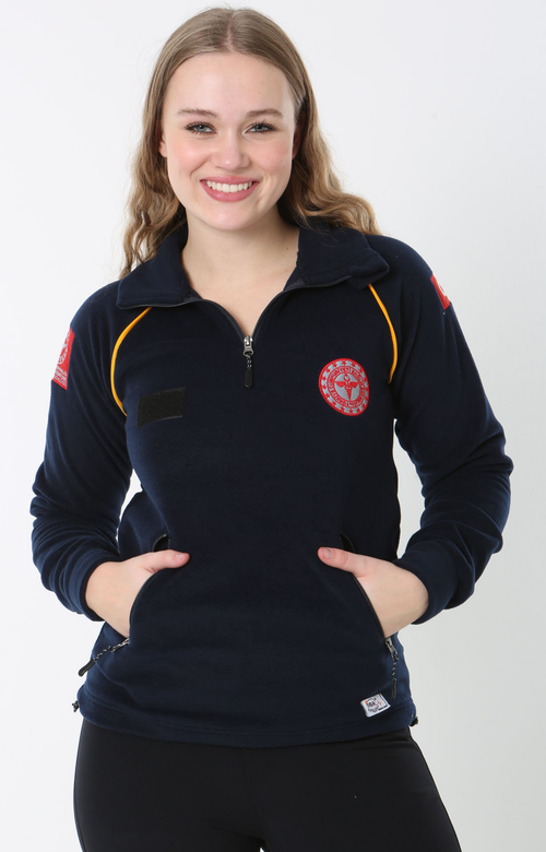 112 Acil Sağlık Lacivert Outdoor Sweatshirt (Reglan Kol)