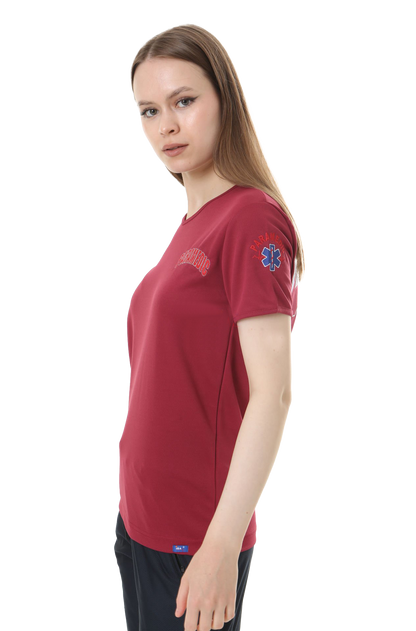 İ-SPORTİVE V Yaka Kısa Kol Paramedic Spor T-Shirt