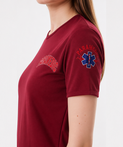İ-SPORTİVE V Yaka Kısa Kol Paramedic Spor T-Shirt