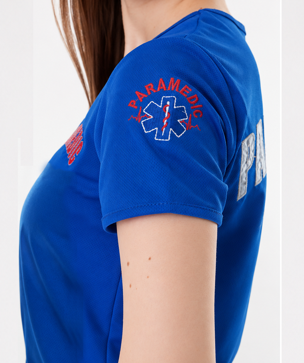 İ-SPORTİVE V Yaka Kısa Kol Paramedic Spor T-Shirt