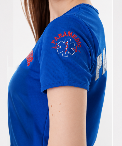 İ-SPORTİVE V Yaka Kısa Kol Paramedic Spor T-Shirt