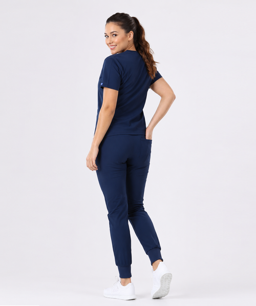 Scrubs, Jogger Likralı Takım (Ribanalı ) Doktor/Hemşire Forma