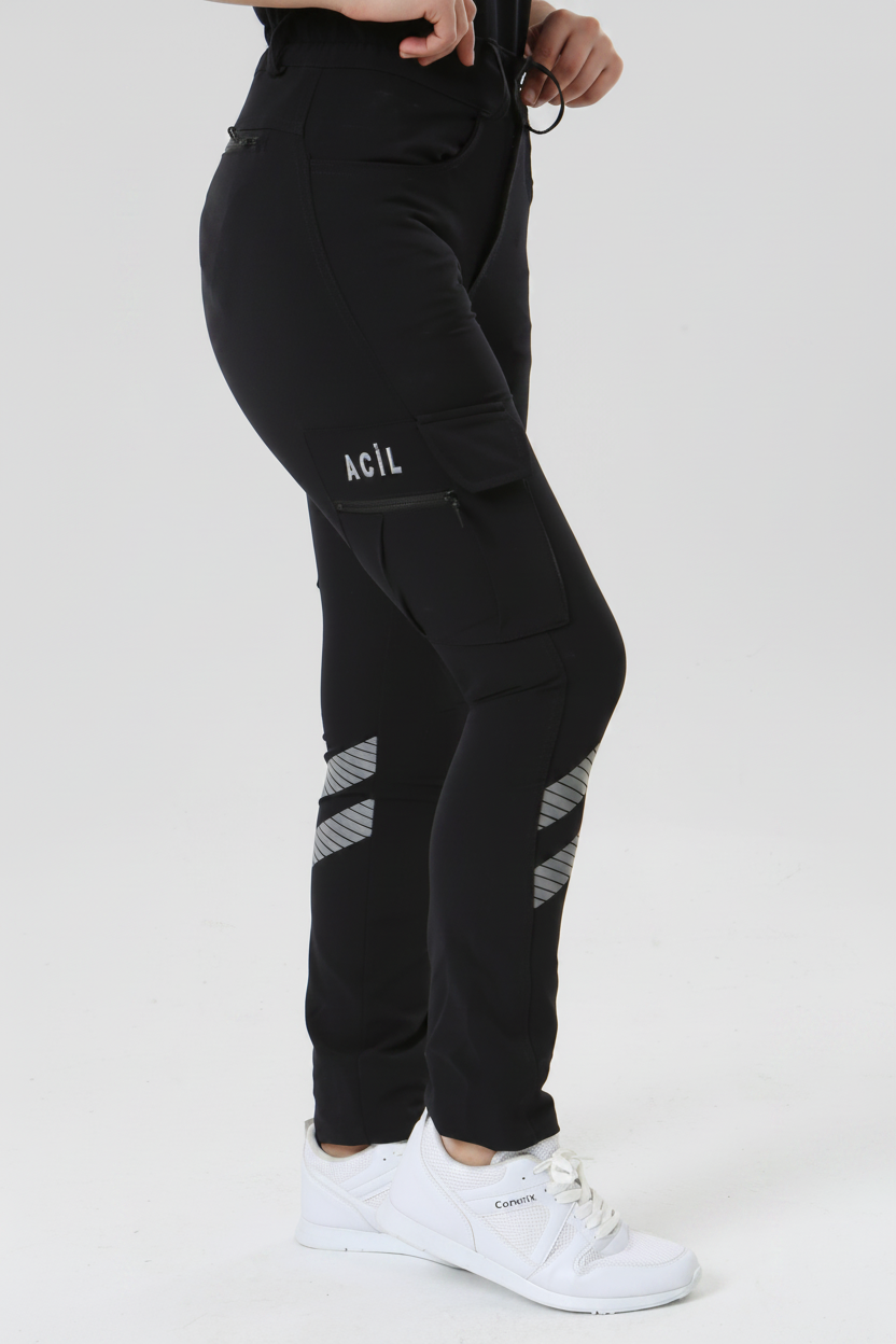 Acil Sağlık Outdoor Çok Cepli Likralı Tactical Pantolon 4 Mevsim (Slim Fit)