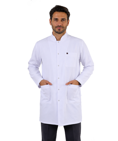 Erkek Beyaz Hakim Yaka Doktor Eczacı Öğretmen Vizit Önlük