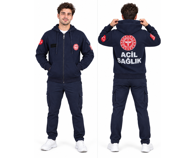 112952 112 Kapşonlu Polar
