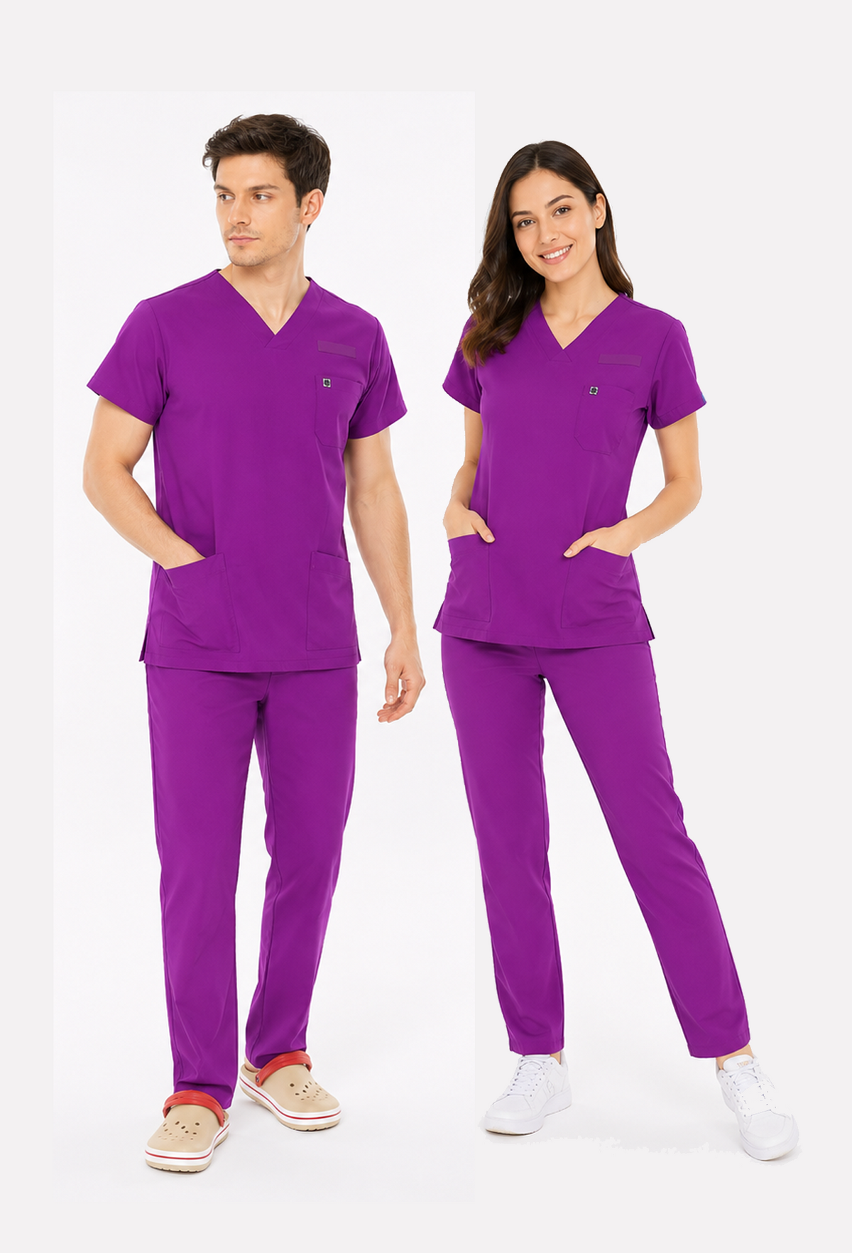 Armasız Sağlık Bakanlığı Standart Forma Likralı Scrubs