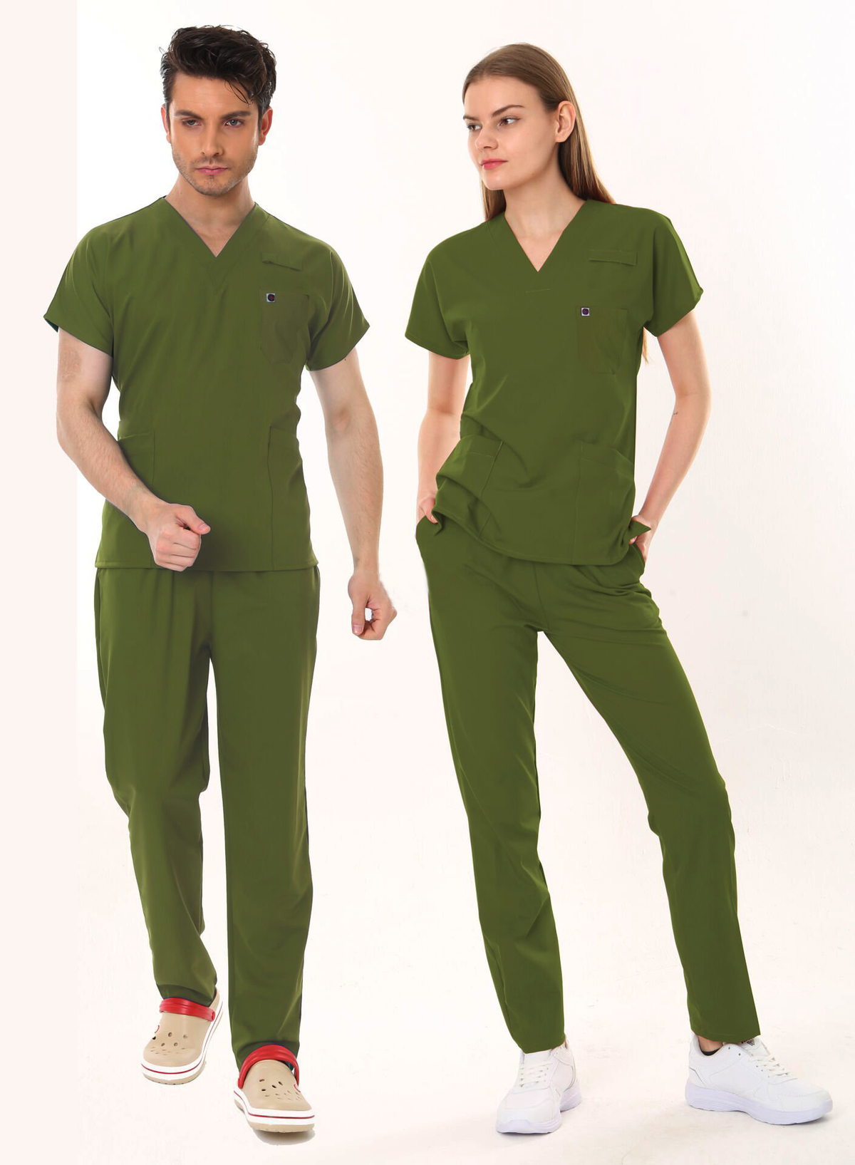 Armasız Sağlık Bakanlığı Standart Forma Likralı Scrubs