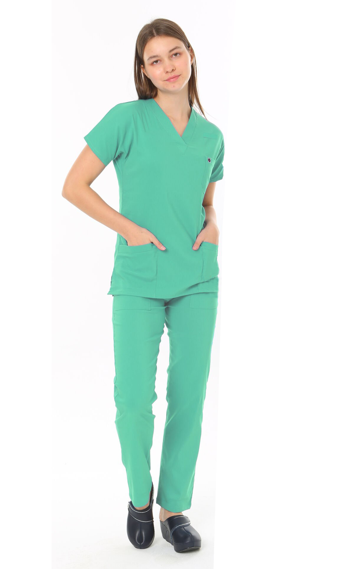 Armasız Sağlık Bakanlığı Standart Forma Likralı Scrubs