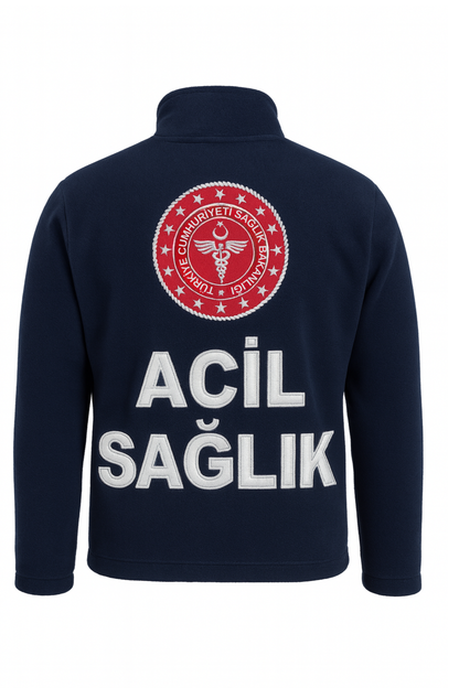 Acil Sağlık Sağlık Bakanlığı Logolu Kışlık Polar Mont