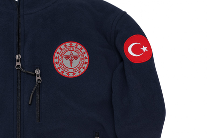 Acil Sağlık Sağlık Bakanlığı Logolu Kışlık Polar Mont