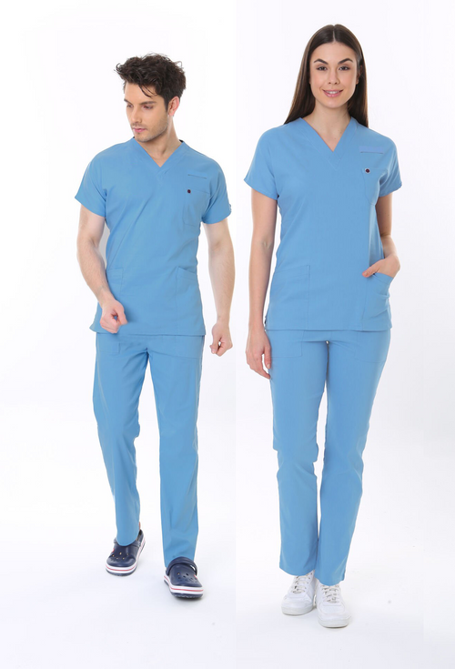 Armasız Sağlık Bakanlığı Standart Forma Likralı Scrubs