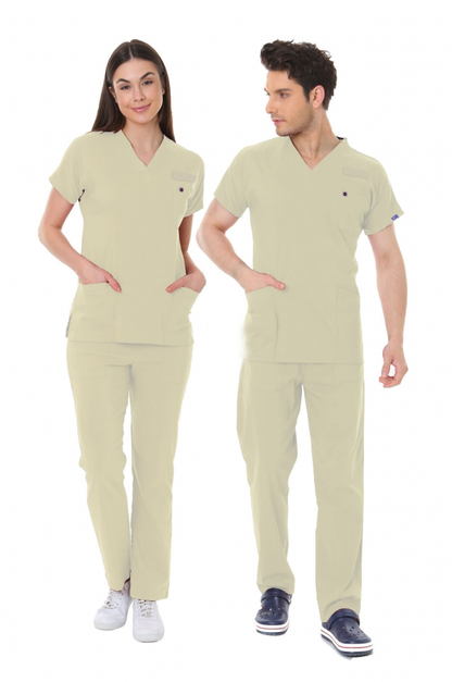 Armasız Sağlık Bakanlığı Standart Forma Likralı Scrubs