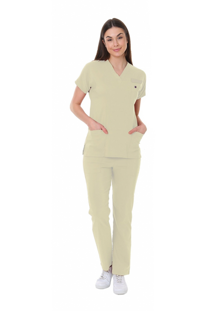 Armasız Sağlık Bakanlığı Standart Forma Likralı Scrubs