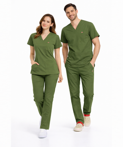 Armasız Sağlık Bakanlığı Standart Forma Likralı Scrubs