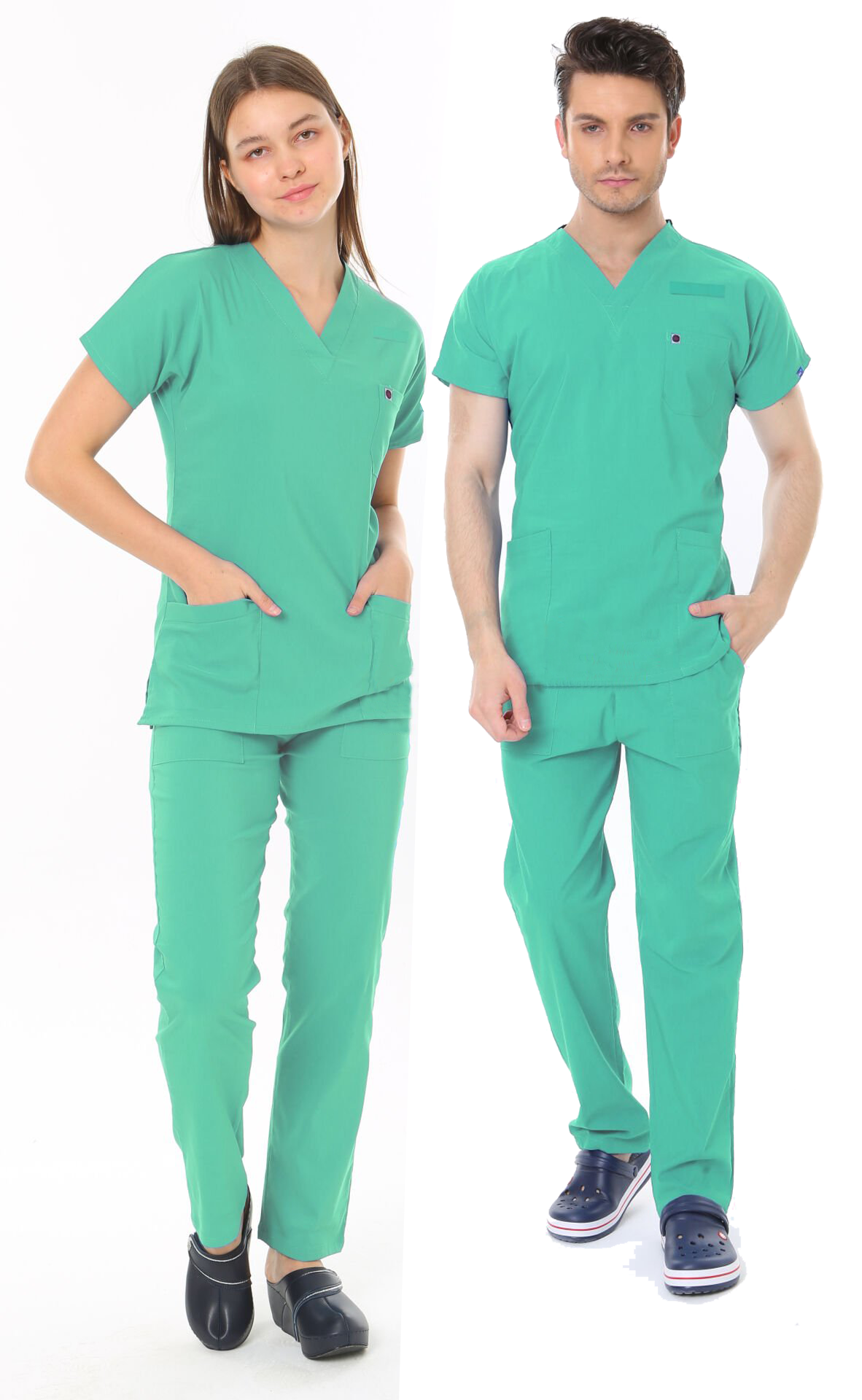 Armasız Sağlık Bakanlığı Standart Forma Likralı Scrubs
