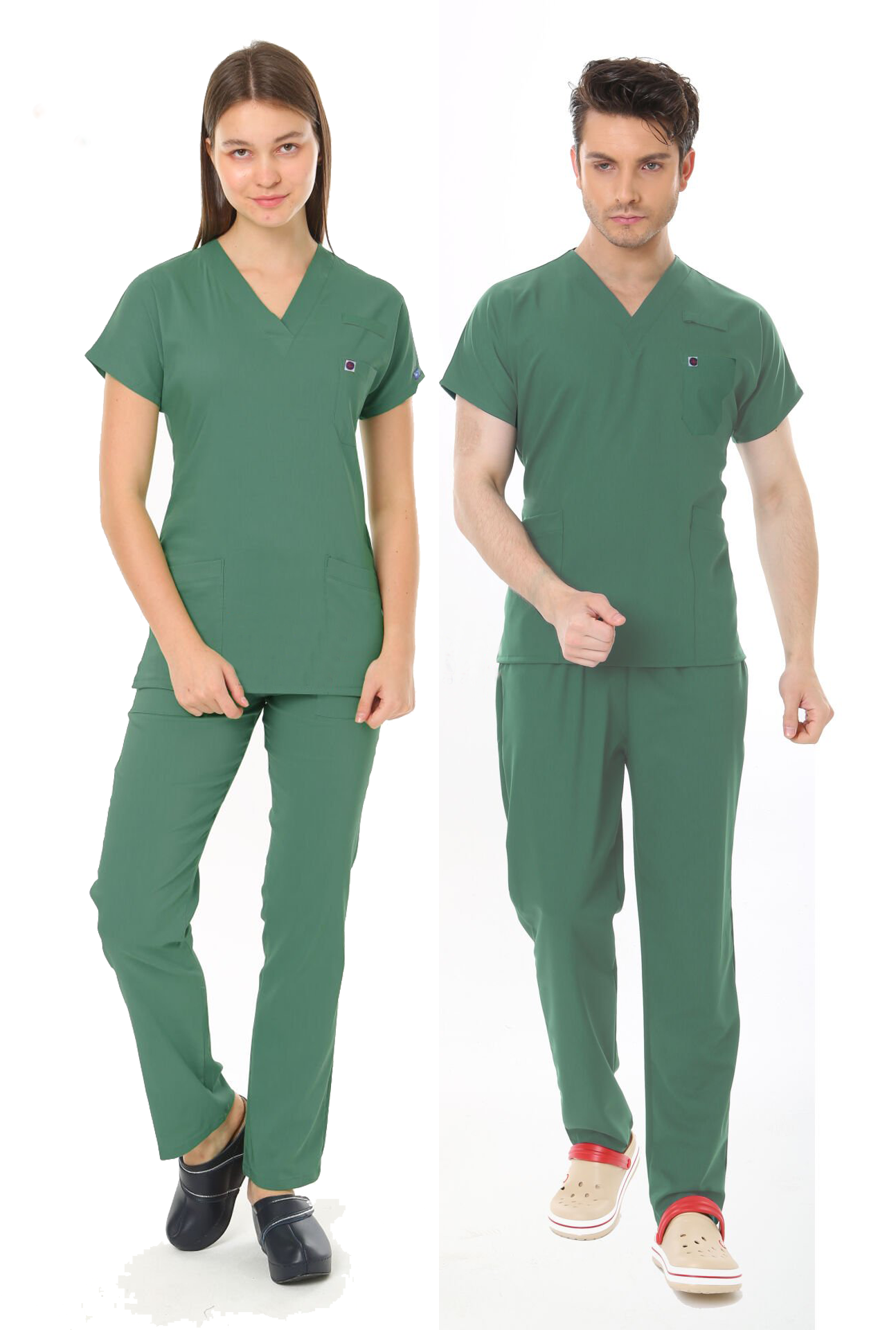 Armasız Sağlık Bakanlığı Standart Forma Likralı Scrubs