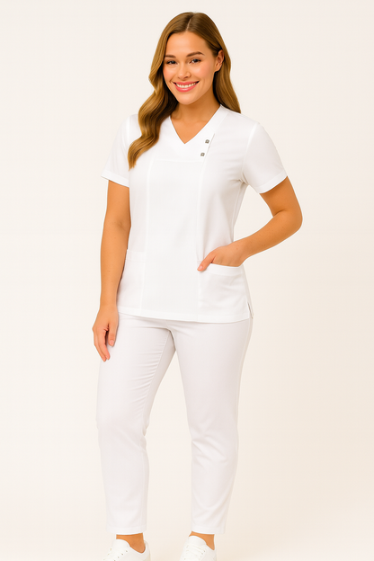 İ-Modern Çıtçıtlı Likralı Takım (Ribanalı)