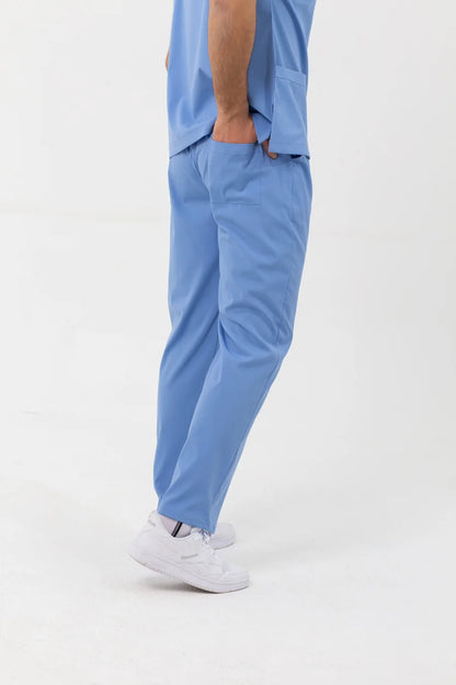 Unisex V Yaka Likralı Doktor Hemşire Scrubs
