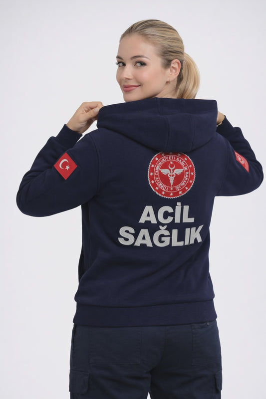 112 Kapşonlu Polar