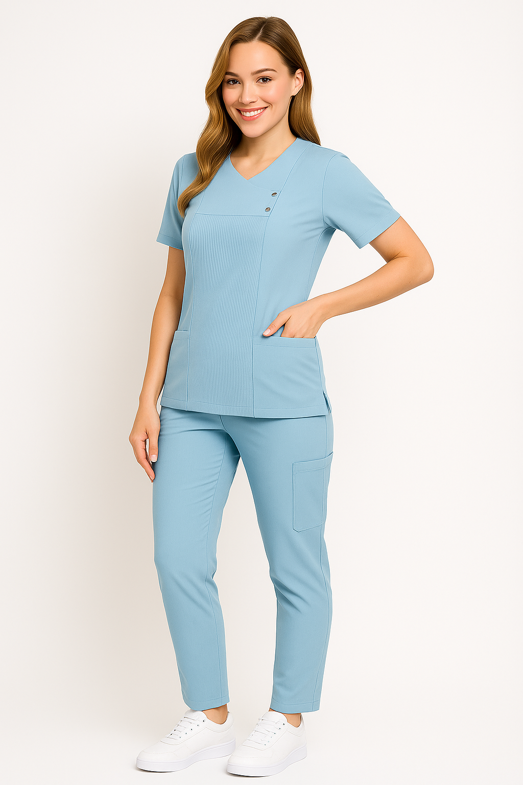 İ-Modern Çıtçıtlı Likralı Takım (Ribanalı)