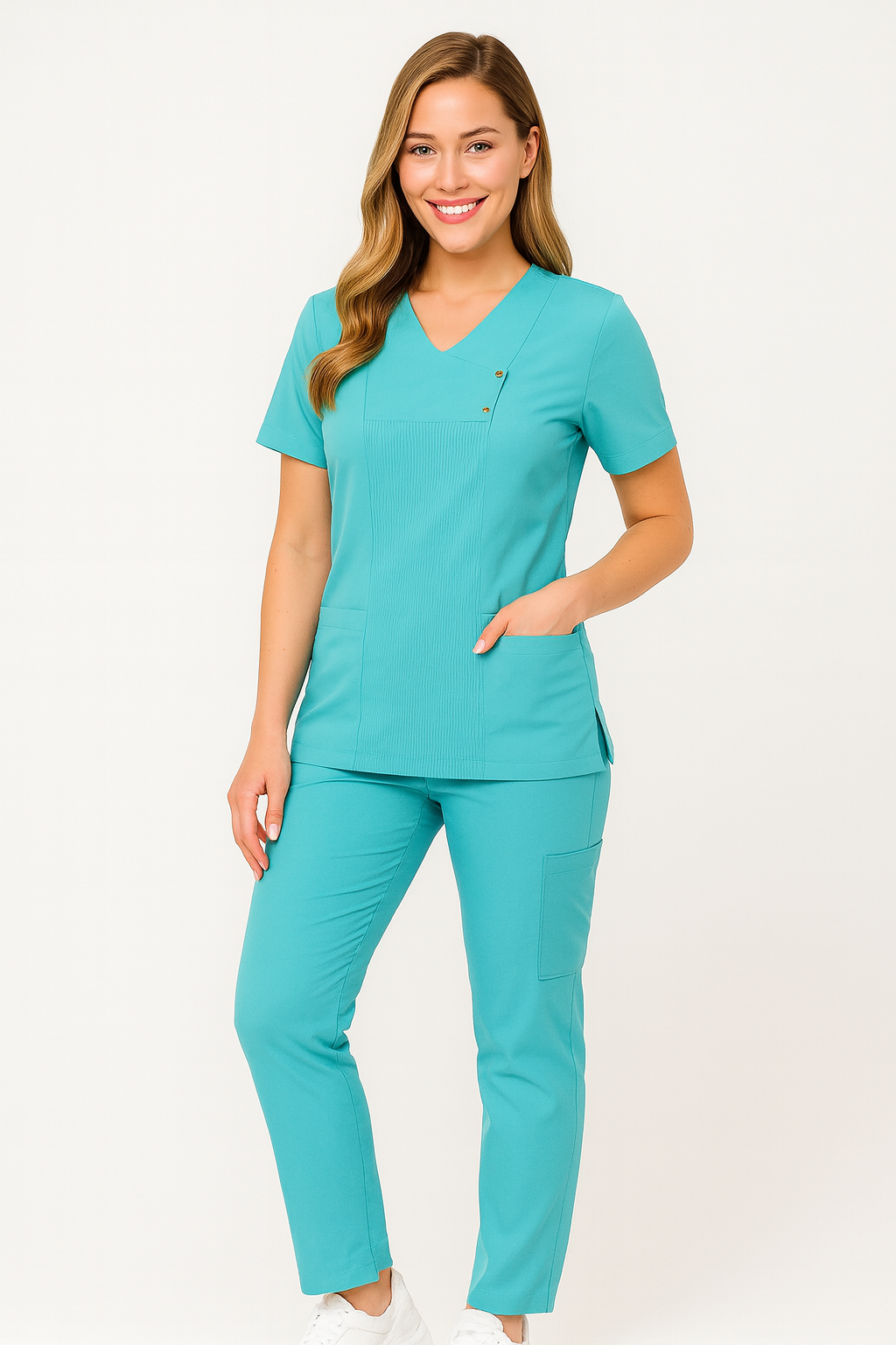 İ-Modern Çıtçıtlı Likralı Takım (Ribanalı)