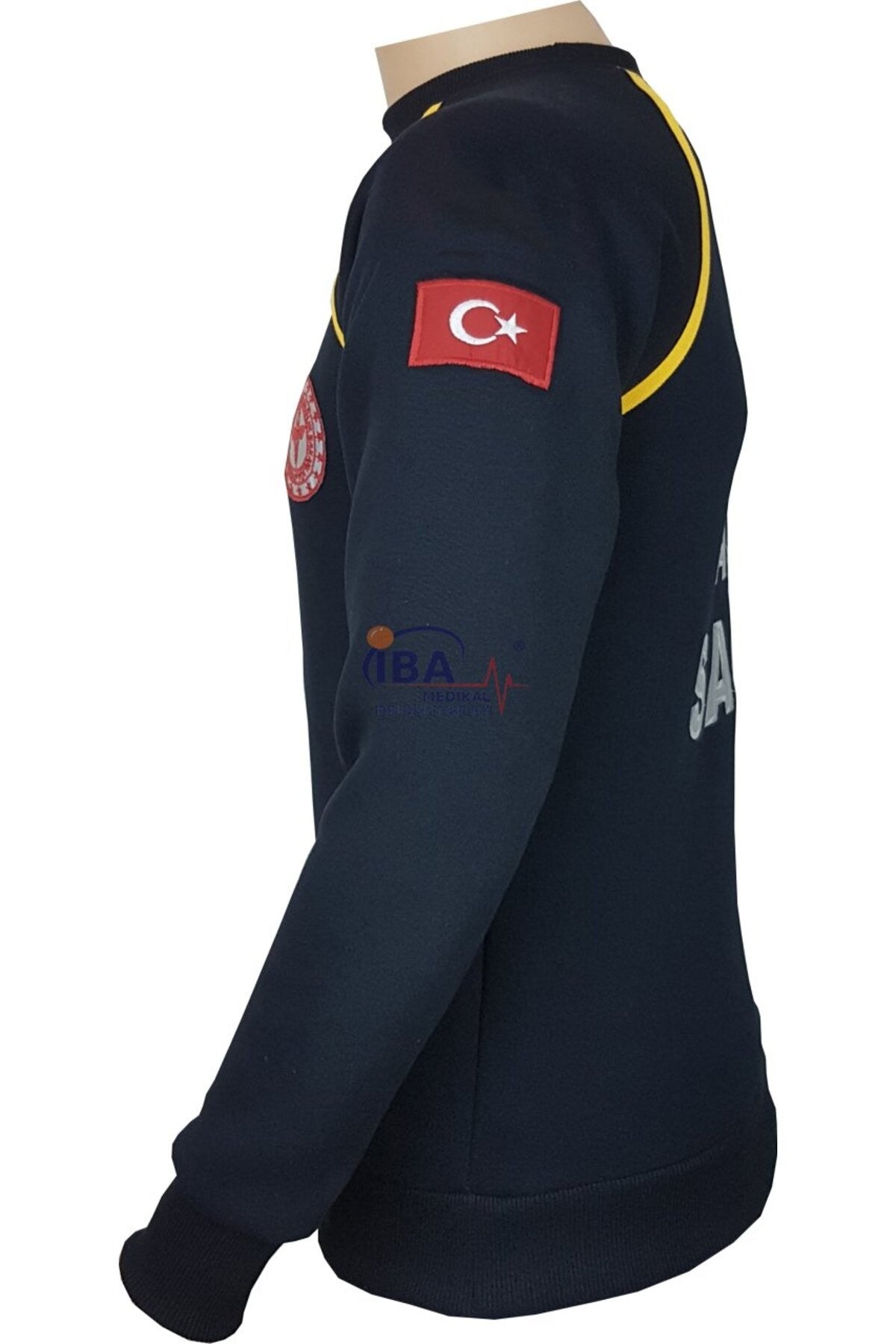 Acil Sağlık Uzunkollu Swithshirt (Reglan Kol, Sıfır Yaka)