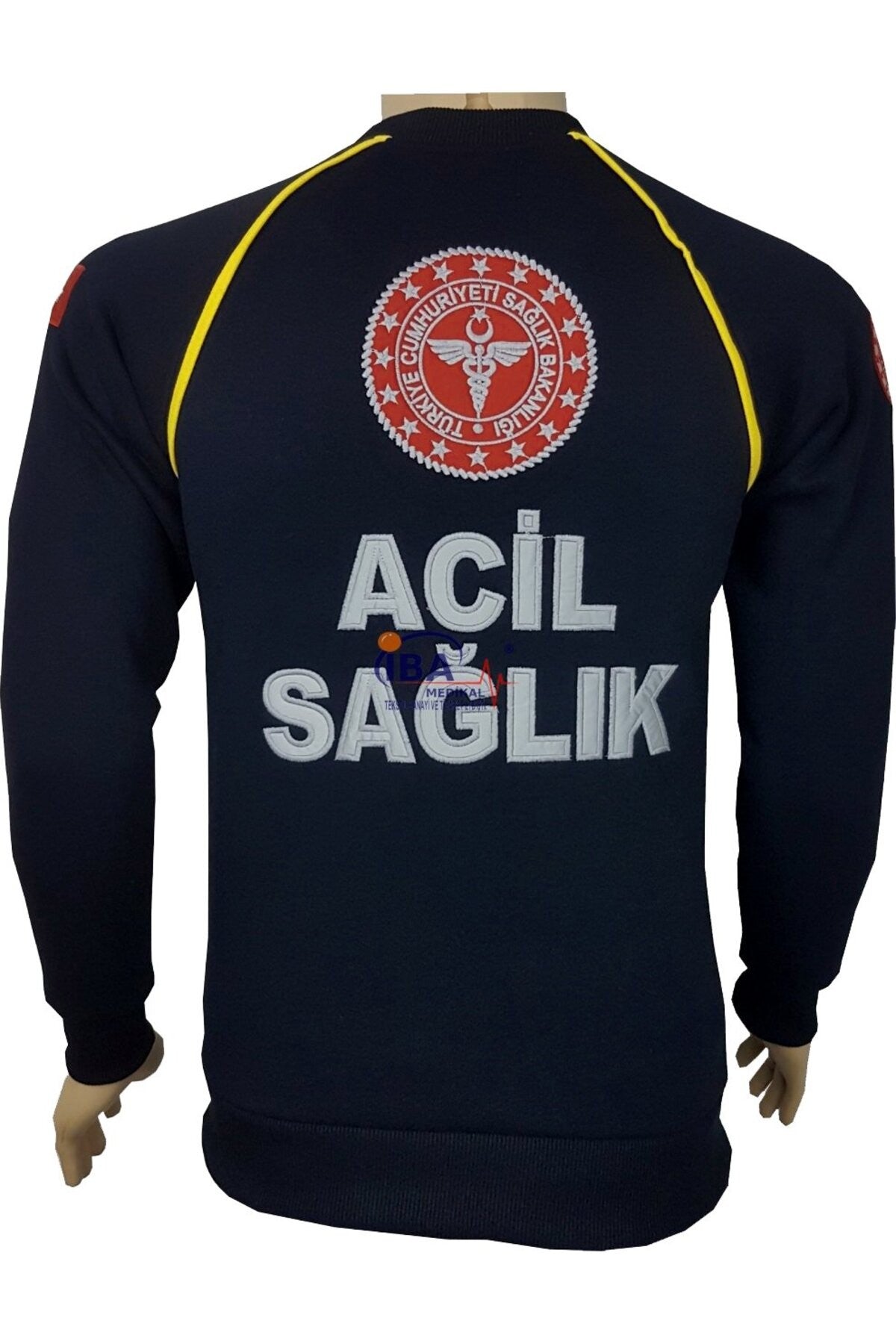 Acil Sağlık Uzunkollu Swithshirt (Reglan Kol, Sıfır Yaka)