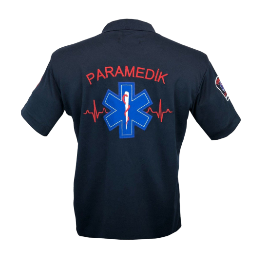 Acil Sağlık İ-Sportive Polo Yaka Paramedik T-Shirt Acil Sağlık İ-Sportive Polo Yaka Paramedik T-Shirt