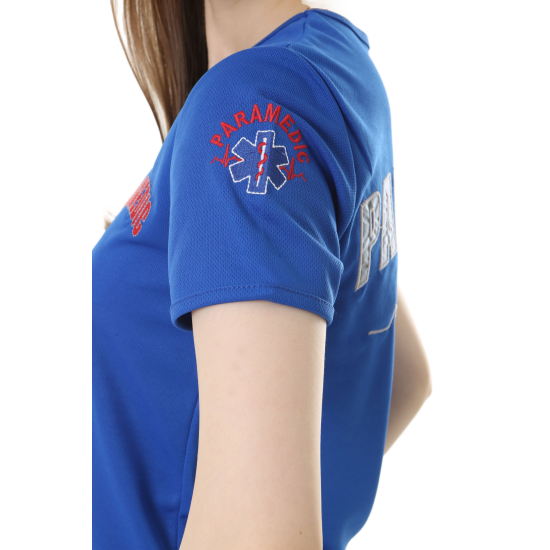 Acil Sağlık İ-Sportive V Yaka Kısa Kol Paramedik Spor T-Shirt