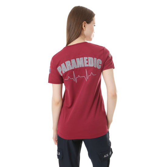 Acil Sağlık İ-Sportive V Yaka Kısa Kol Paramedik Spor T-Shirt