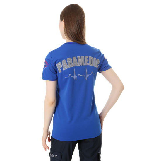 Acil Sağlık İ-Sportive V Yaka Kısa Kol Paramedik Spor T-Shirt