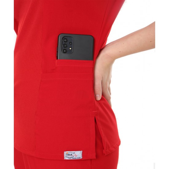 Modern Çıtçıtlı Likralı Takım (Ribanalı) Kırmızı Modern Çıtçıtlı Likralı Takım (Ribanalı) Kırmızı